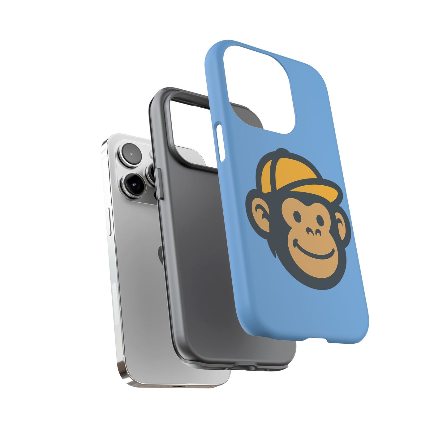Monkey Business Phone Case - Durable Smartphone Cover, Trendy Tech Accessory, Gift for Kids and Adults, Fun Phone Protector