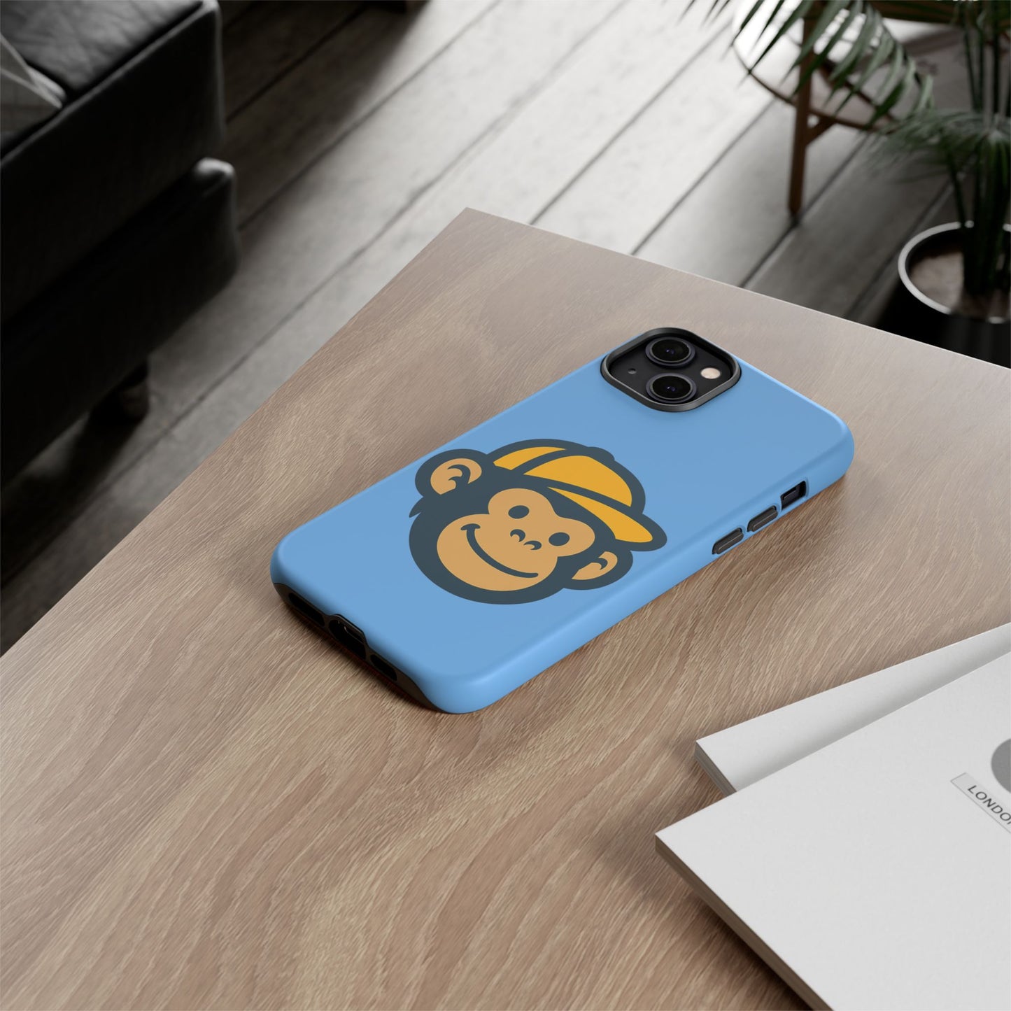 Monkey Business Phone Case - Durable Smartphone Cover, Trendy Tech Accessory, Gift for Kids and Adults, Fun Phone Protector