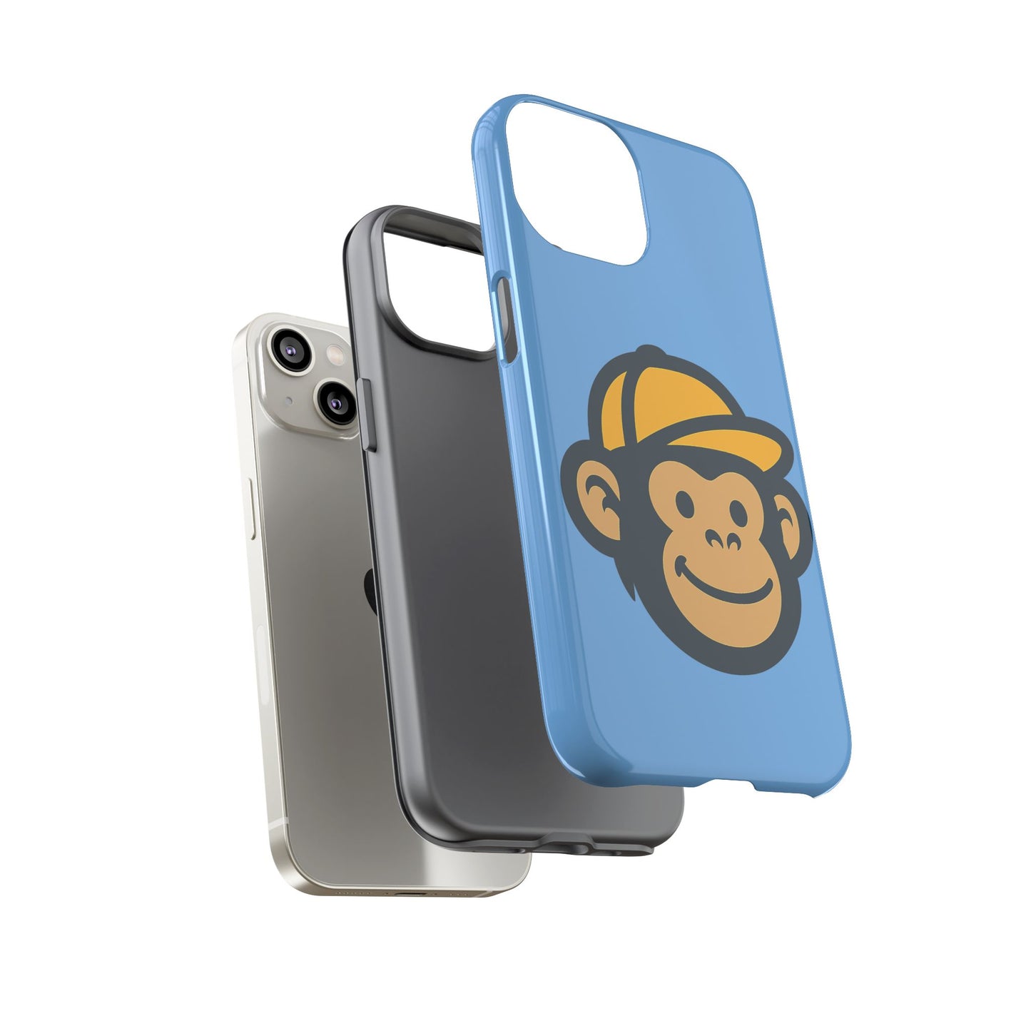 Monkey Business Phone Case - Durable Smartphone Cover, Trendy Tech Accessory, Gift for Kids and Adults, Fun Phone Protector