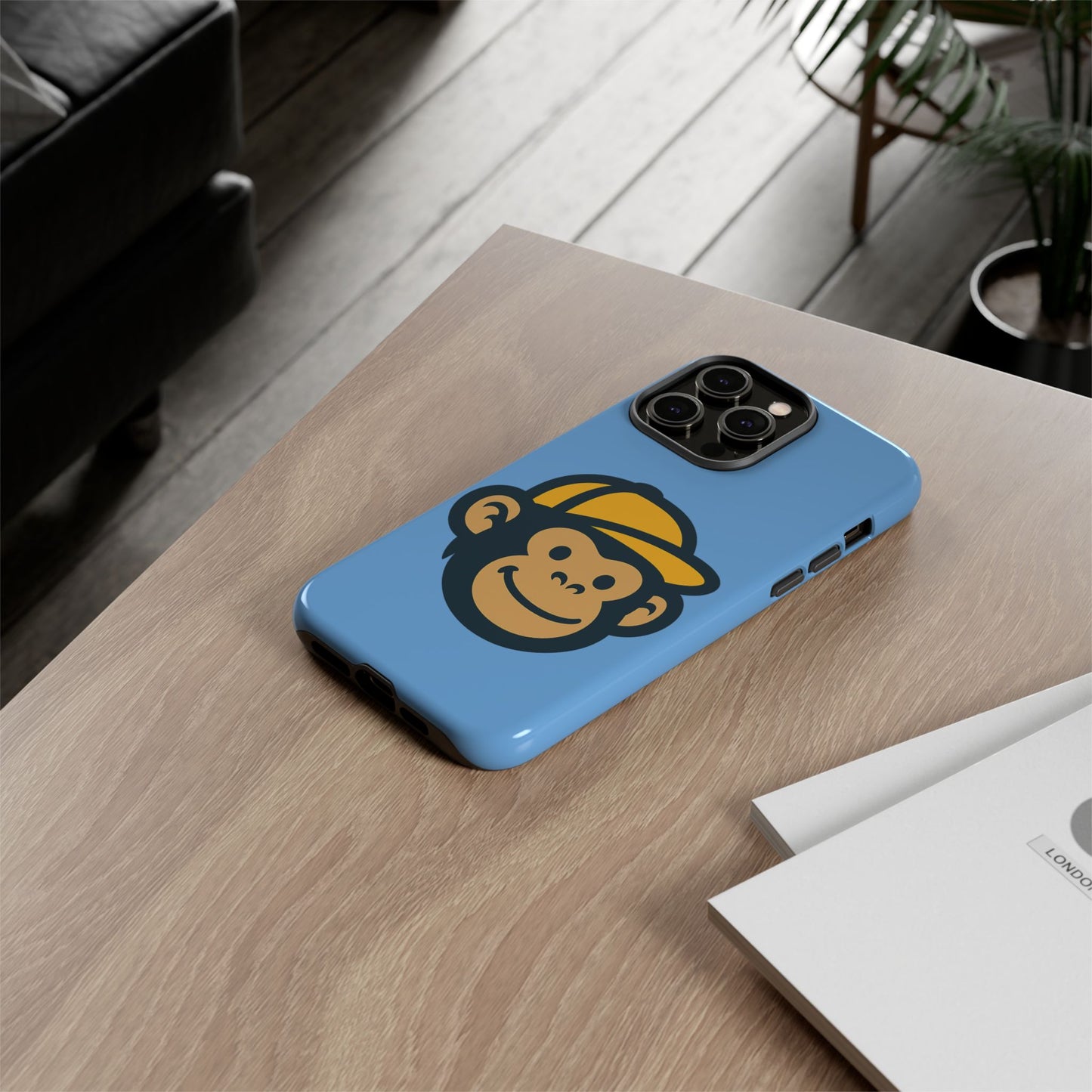 Monkey Business Phone Case - Durable Smartphone Cover, Trendy Tech Accessory, Gift for Kids and Adults, Fun Phone Protector