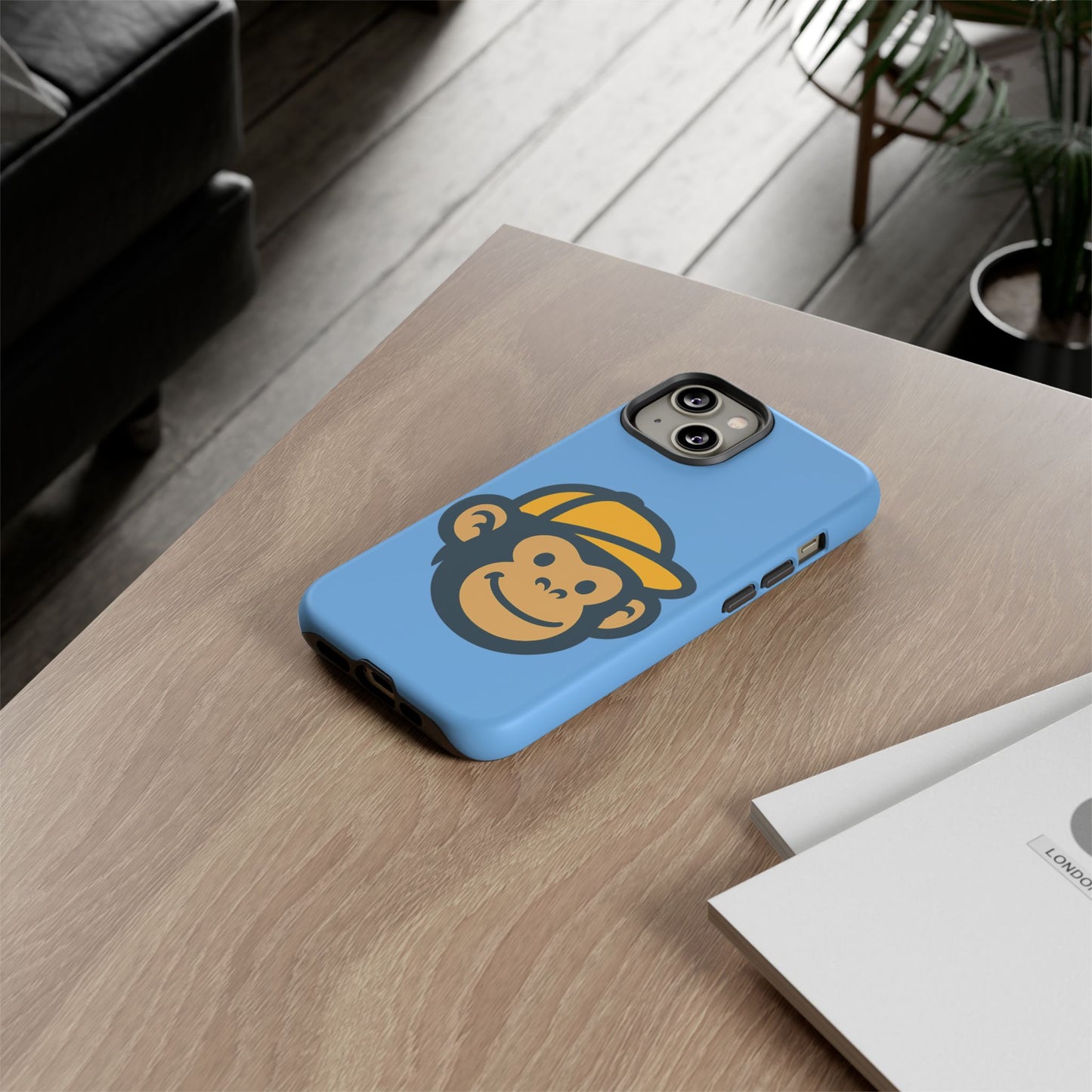Monkey Business Phone Case - Durable Smartphone Cover, Trendy Tech Accessory, Gift for Kids and Adults, Fun Phone Protector