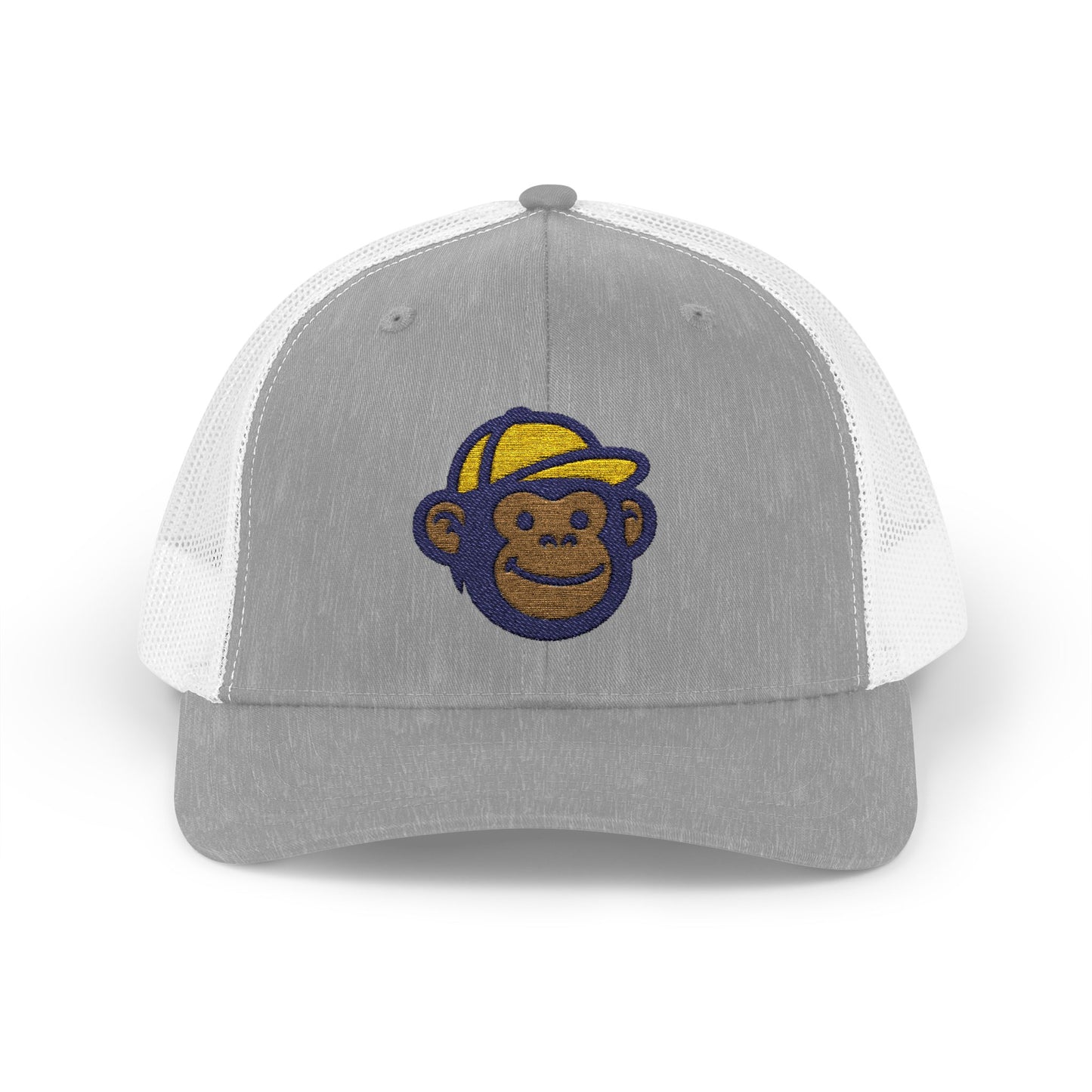 RV Monkey Snapback Trucker Cap, Outdoor Hat, Adventure Headwear, Gift for Travelers, Camping Accessories