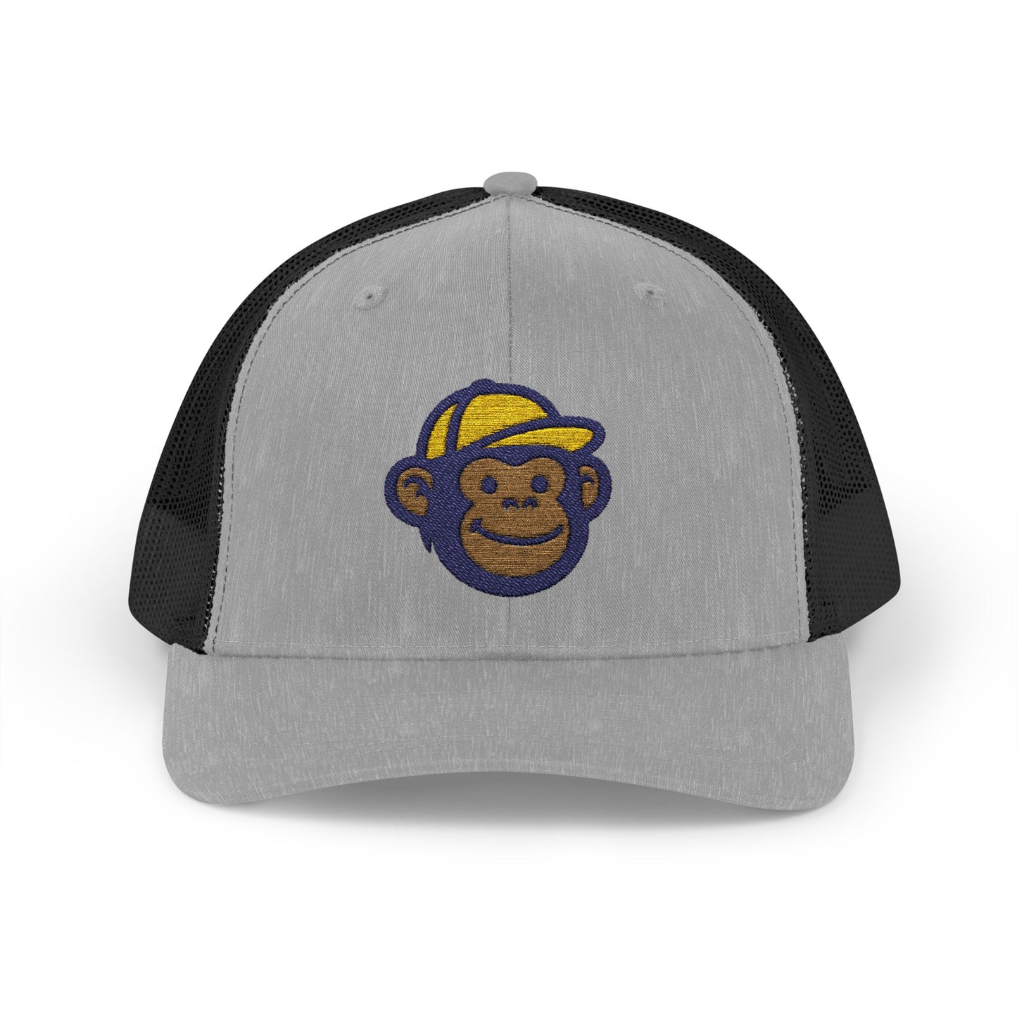 RV Monkey Snapback Trucker Cap, Outdoor Hat, Adventure Headwear, Gift for Travelers, Camping Accessories