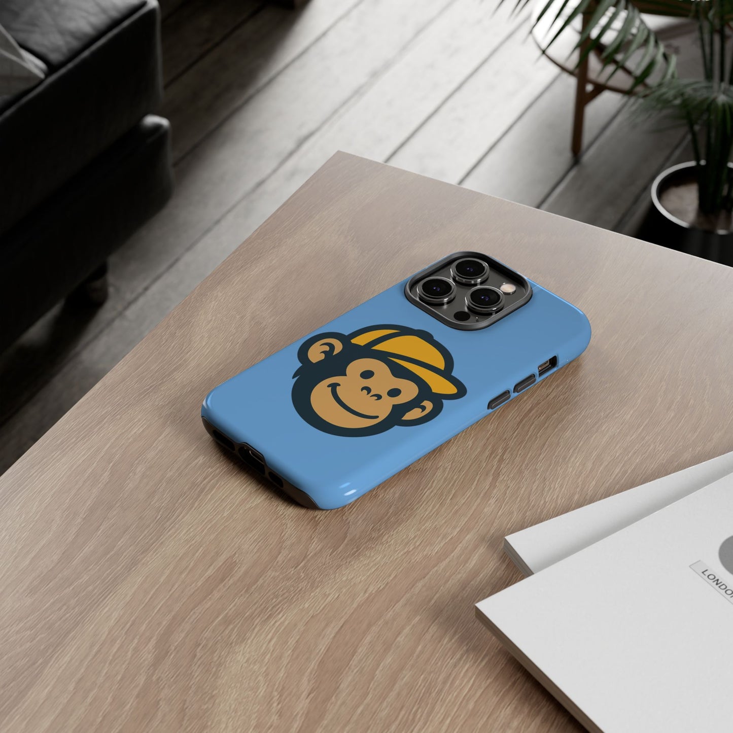 Monkey Business Phone Case - Durable Smartphone Cover, Trendy Tech Accessory, Gift for Kids and Adults, Fun Phone Protector
