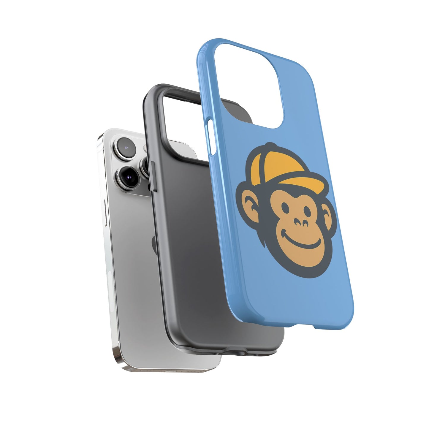 Monkey Business Phone Case - Durable Smartphone Cover, Trendy Tech Accessory, Gift for Kids and Adults, Fun Phone Protector