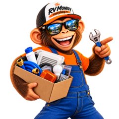 The Monkey mascot for Fix My RV