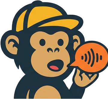 The Monkey mascot for Ask the Monkey
