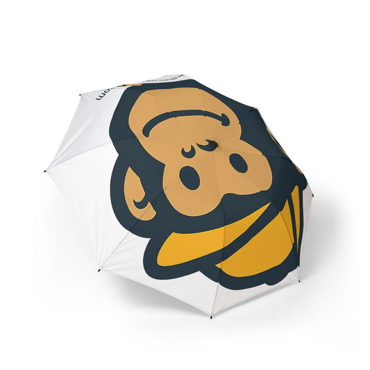 Fun Cartoon Umbrella: Cute Semi-Automatic Foldable Umbrella for Rainy Days, Great Gift for Kids, Outdoor Fun, and Collectible