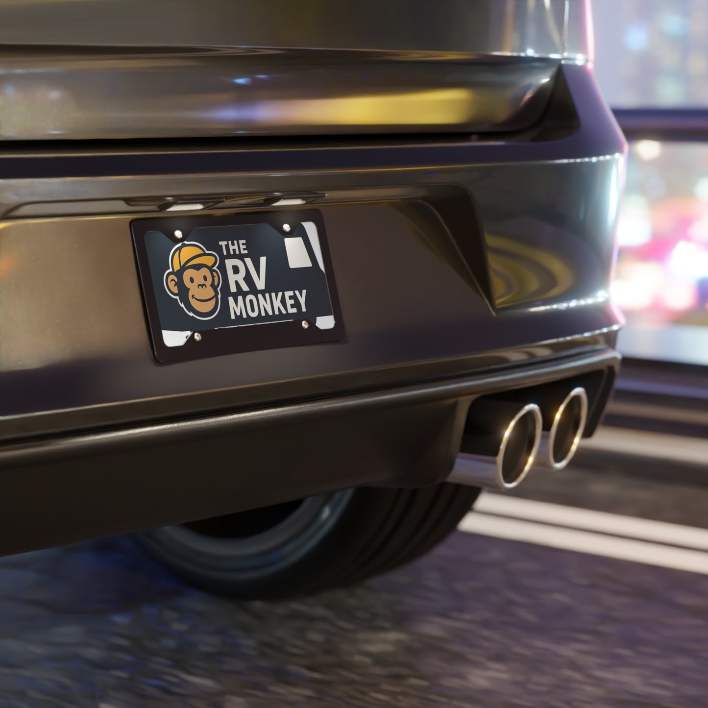 Customizable Vanity Plate for RV Enthusiasts, Personalized License Plate, Fun Travel Decor, Camper Accessories, Unique Gift Idea